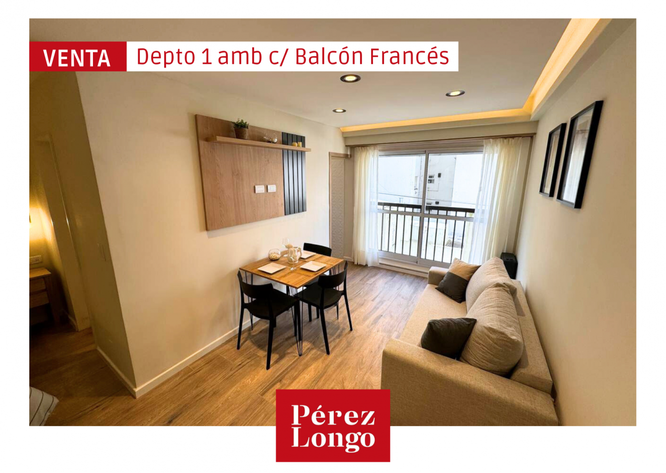 DEPARTAMENTO 1 AMB CON BALCON FRANCES 