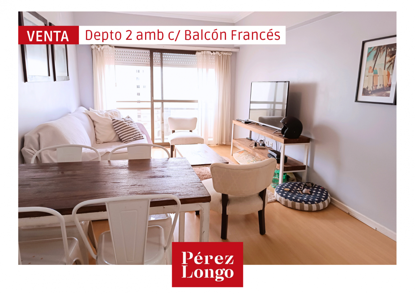 DEPARTAMENTO 2 AMB CON BALCON FRANCES 