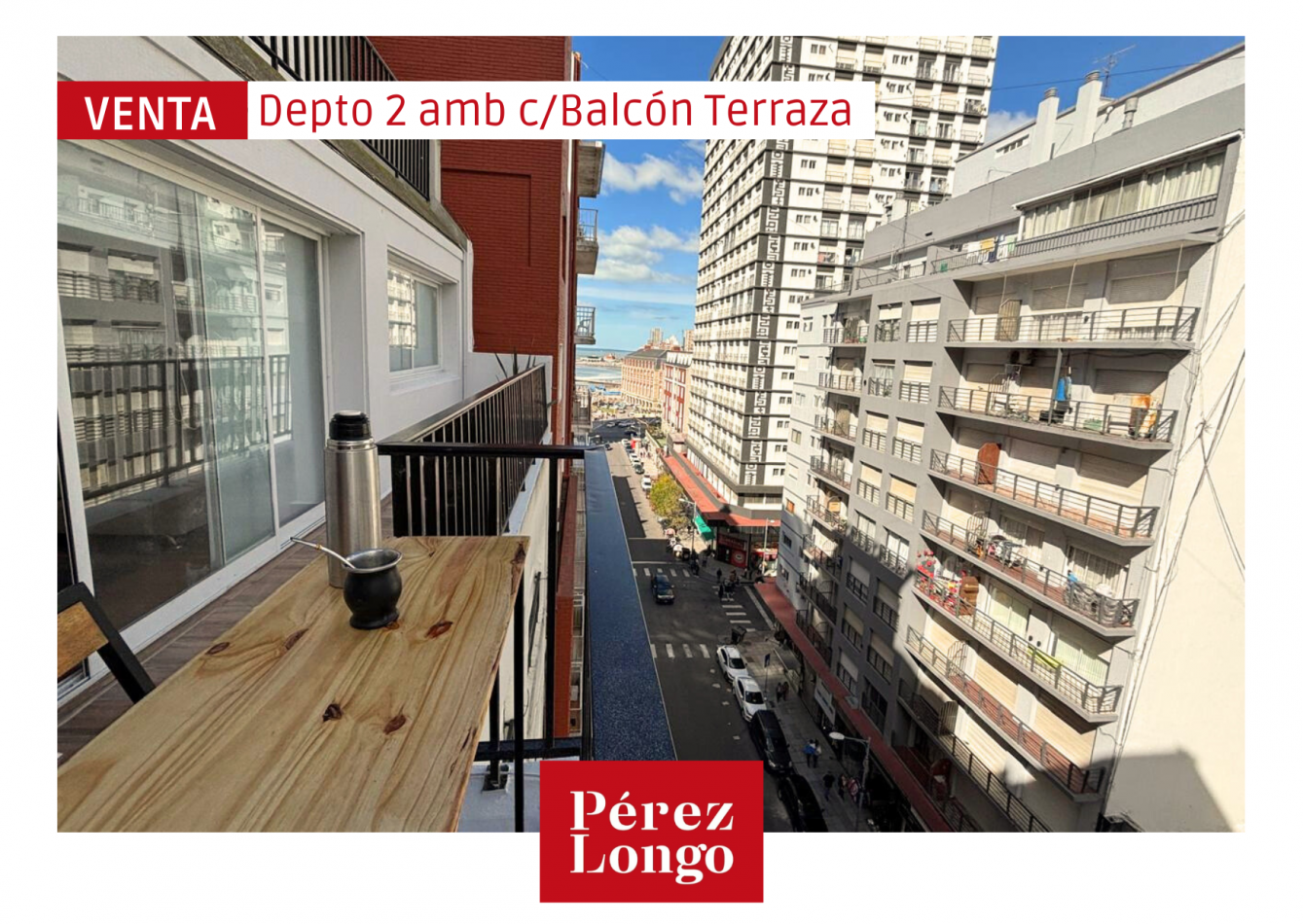 DEPARTAMENTO 2 AMBIENTES CON BALCON TERRAZA
