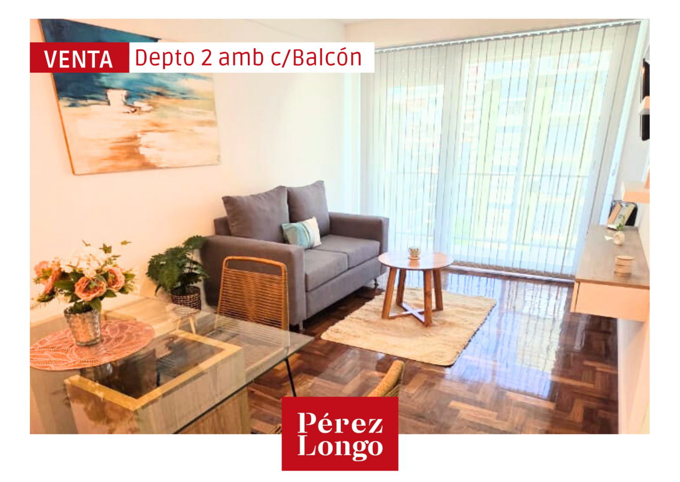 DEPARTAMENTO 2 AMBIENTES CON BALCON A LA CALLE