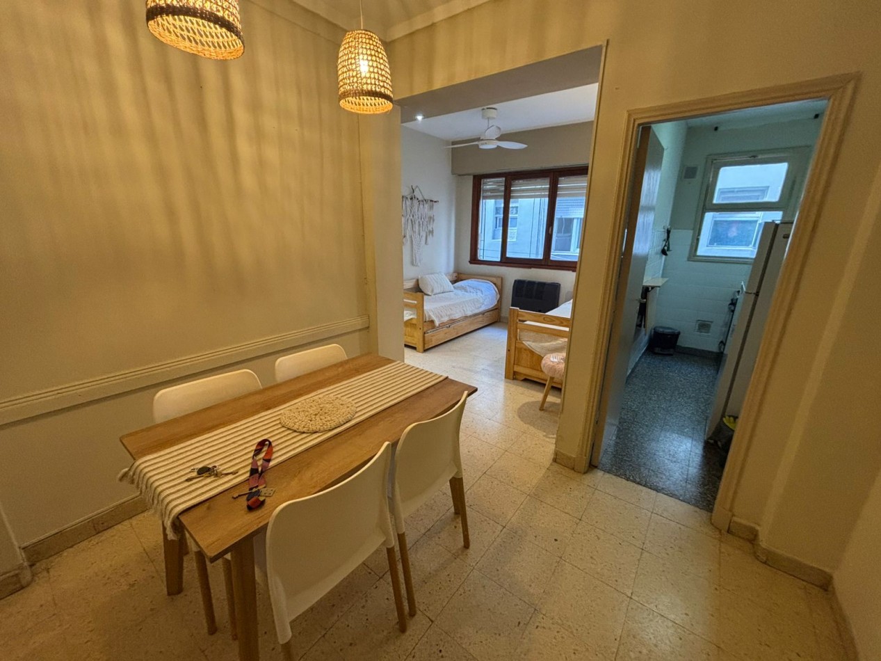 DEPARTAMENTO DE 2 AMBIENTES A 200 MTS DEL MAR
