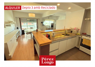 ALQUILER DEPARTAMENTO 3 AMBIENTES 