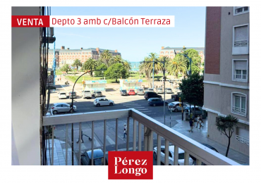 DEPARTAMENTO 3 AMBIENTES CON TERRAZA